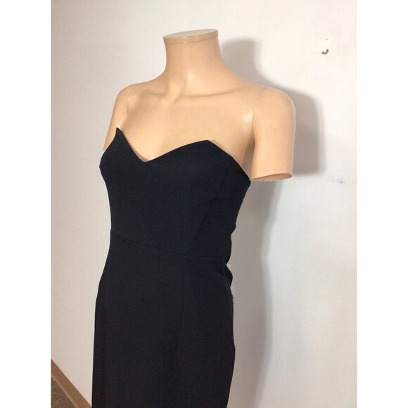 French Connection Black Strapless Dress Womens 4 New - Picture 5 of 10